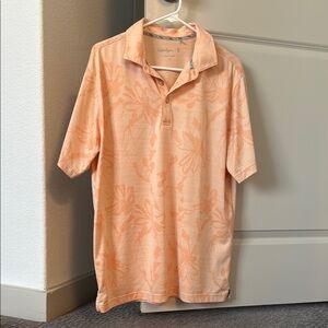 Walter Hagen Orange Polo Shirt Casual Short Sleeve
